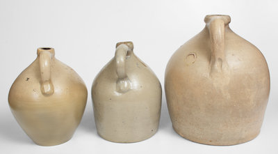 Lot of Three: Northeastern American Stoneware Jugs