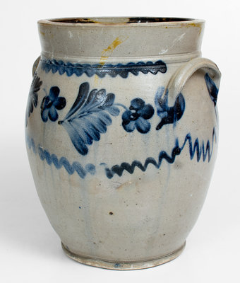 3 Gal. attrib. Remmey, Philadelphia, PA Stoneware Jar, circa 1865