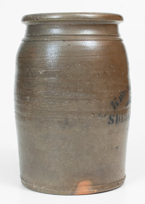 KNOX, HAUGHT & CO. / SHINNSTON, W. VA Stoneware Jar