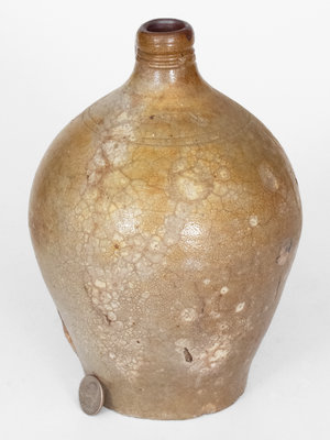 Small-Sized Stoneware Jug Marked BOSTON, Frederick Carpenter, early 19th century