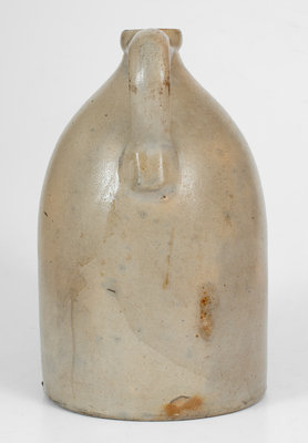 Fine Stoneware MANCHESTER, NH Advertising Jug w/ Parrot Decoration, att. F. B. Norton, Worcester, MA