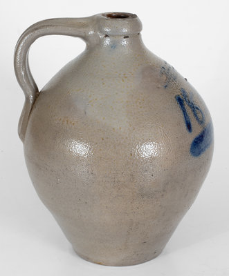 Rare Bangor, Maine Stoneware Advertising Jug Dated