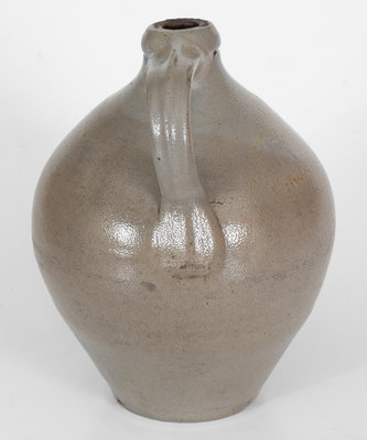 Rare Bangor, Maine Stoneware Advertising Jug Dated