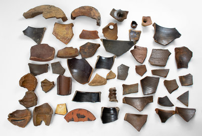 Large Group of Sherds Excavated in New Geneva, PA