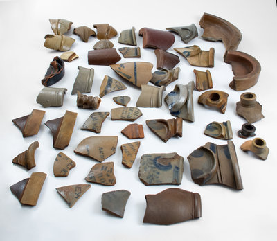 Large Group of Sherds Excavated in New Geneva, PA