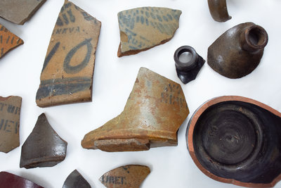 Large Group of Sherds Excavated in New Geneva, PA