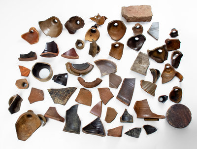 Large Group of Sherds Excavated in New Geneva, PA