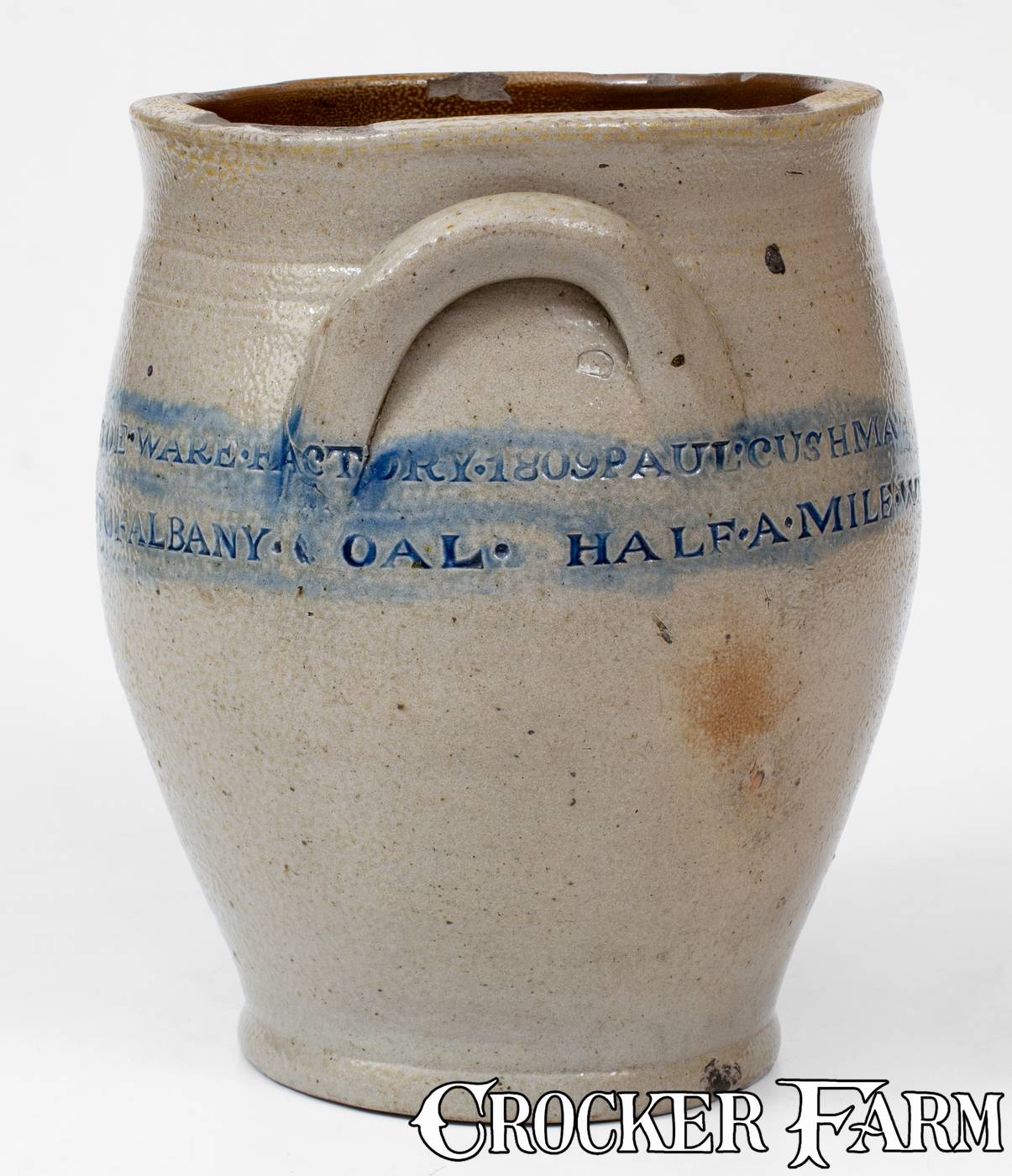 Featured Stoneware / Redware Auction Photos - Crocker Farm Stoneware ...