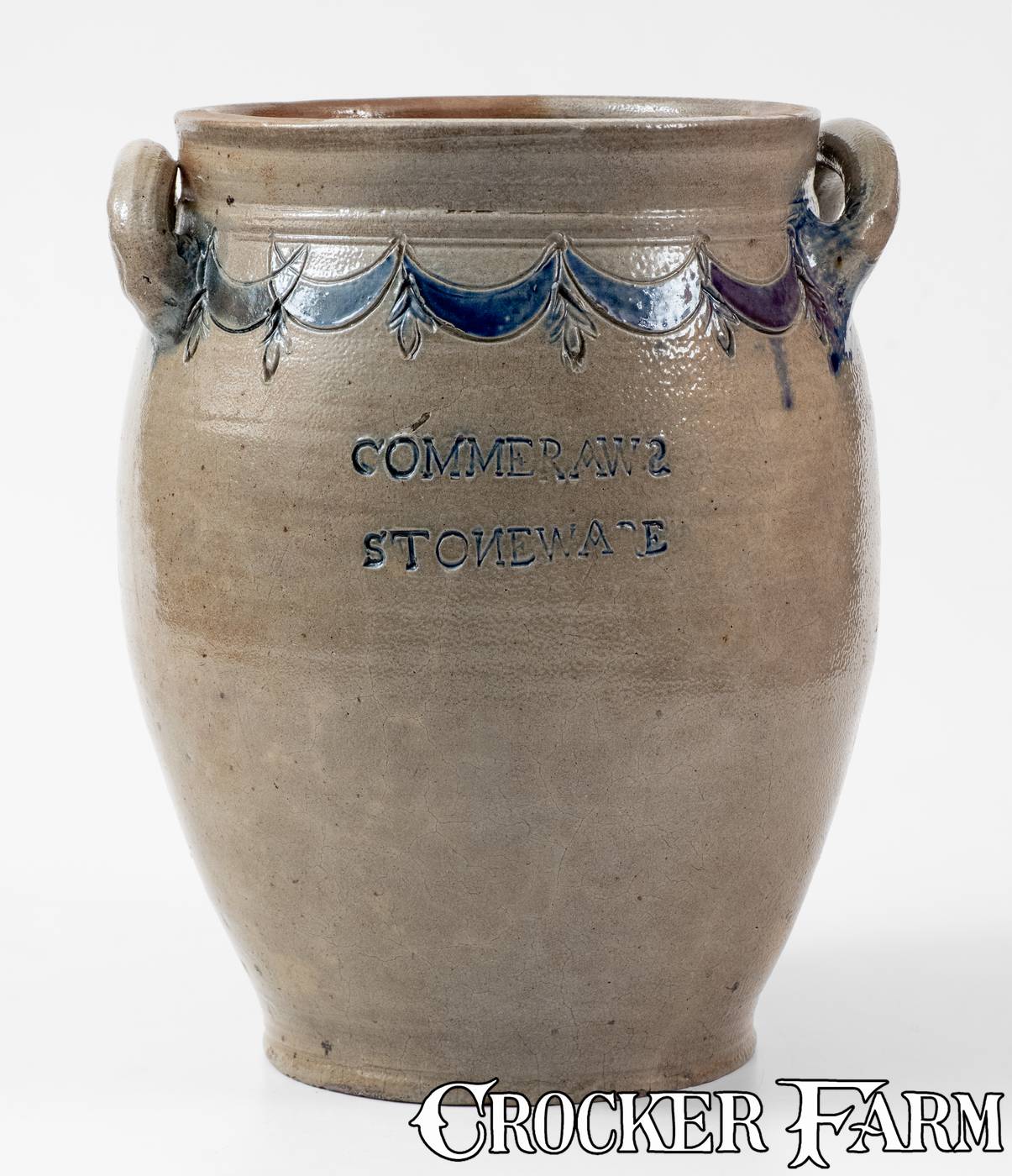 Thomas W. Commeraw (Corlears Hook, New York) Stoneware Jar