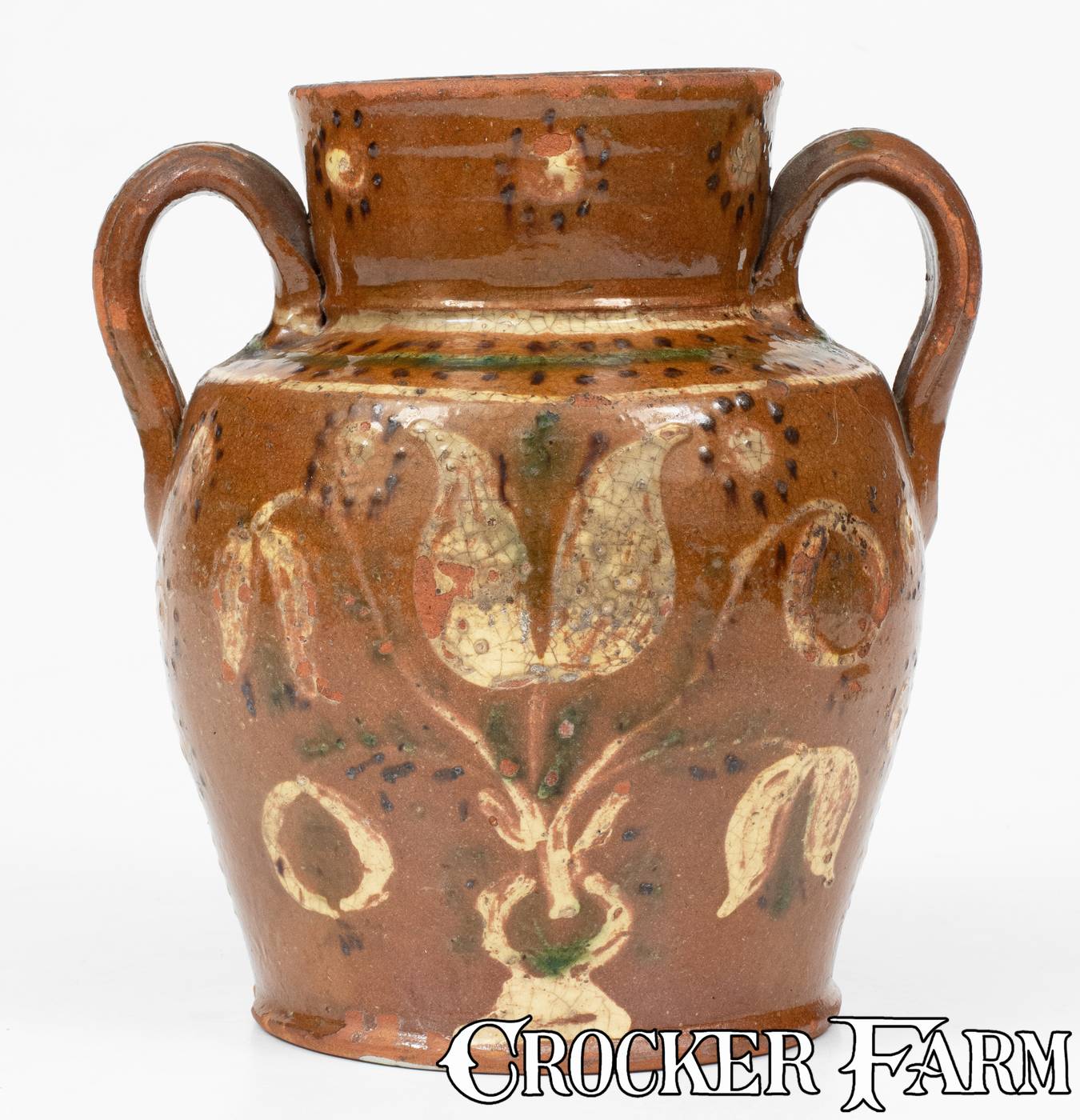 Pennsylvania Redware Highlights - Crocker Farm Stoneware Auction