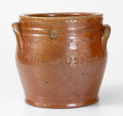 Albany-Glazed PAUL CUSHMAN (Albany, New York) Stoneware Jar