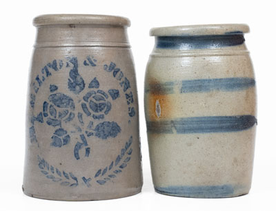 Lot of Two: Western Pennsylvania Stoneware, circa 1875