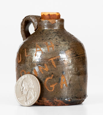 TALLULAH POINT, Georgia Stoneware Scratch Mini Jug