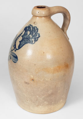 LYONS, New York Three-Gallon Stoneware Jug, c1860