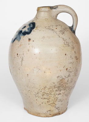 C. CROLIUS / MANUFACTURER / NEW-YORK Stoneware Jug, c1815