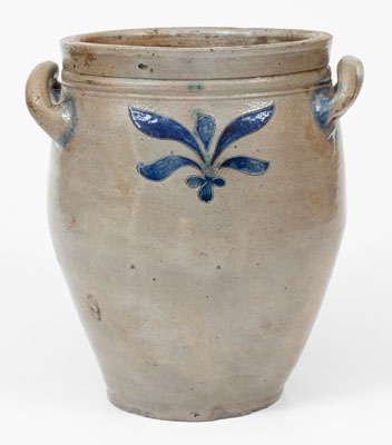 Incised Stoneware Jar attrib. Crolius Family, New York City, c1800