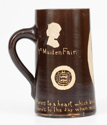 Yale University Stoneware Mug, 1905