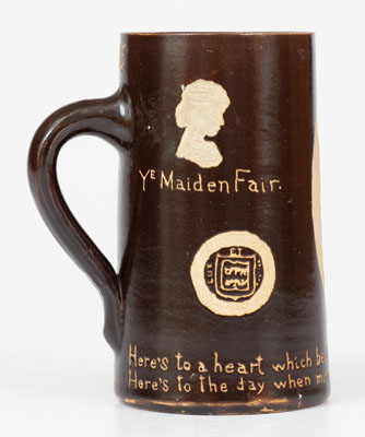 Yale University Stoneware Mug, 1905