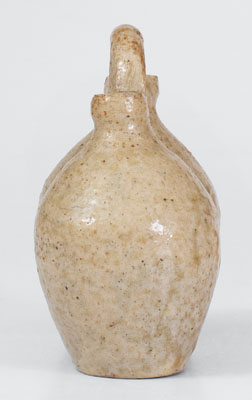 Outstanding Texas Stoneware Gemel / Double Jug, possibly Jefferson S. Nash, c1850-60