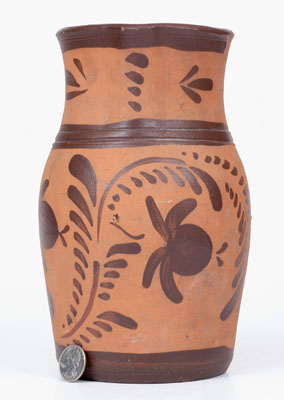 Southwestern PA Tanware Pitcher, New Geneva or Greensboro, PA