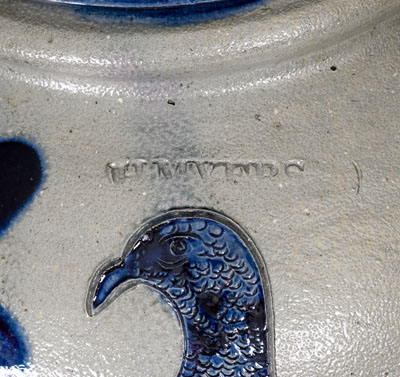 Highly Important H. MYERS (Henry Remmey at Henry Myers  Baltimore Stoneware Manufactory) Water Cooler
