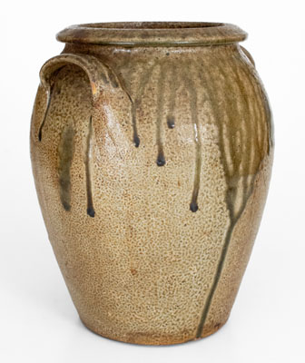 Fine "JAC" (John A. Craven, Randolph County, NC) Two-Gallon Stoneware Jar