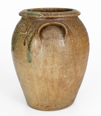 Fine "JAC" (John A. Craven, Randolph County, NC) Two-Gallon Stoneware Jar