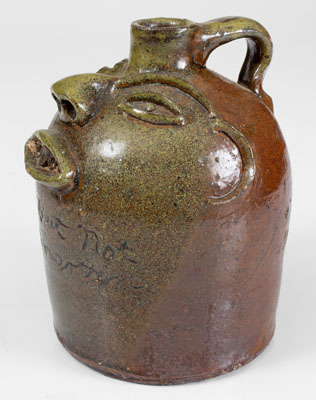 Attrib. Brown Family, Atlanta, GA, Stoneware Face Jug, 