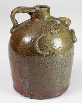 Attrib. Brown Family, Atlanta, GA, Stoneware Face Jug, 