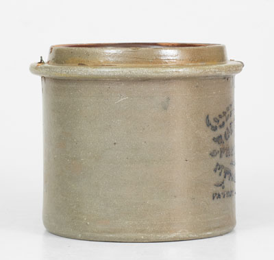 Pittsburgh, PA Advertising Stoneware Canning, Greensboro, PA origin, c1880