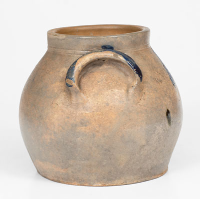 Rare L. MARSILLIOT, Euclid, Ohio Squat-Shaped Stoneware Jar