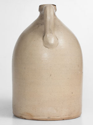 J. & E. NORTON / BENNINGTON, VT Stoneware Jug w/ Exceptional Pheasant on Stump Decoration