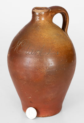 Extremely Rare Small-Sized Stoneware Jug Inscribed