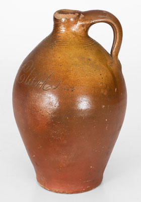 Extremely Rare Small-Sized Stoneware Jug Inscribed