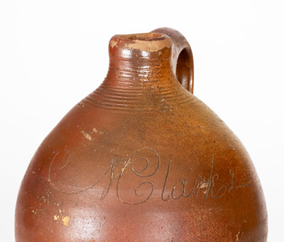 Extremely Rare Small-Sized Stoneware Jug Inscribed 