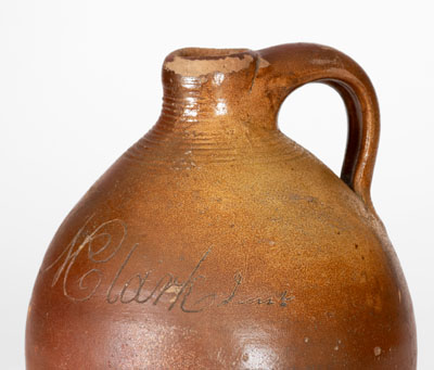 Extremely Rare Small-Sized Stoneware Jug Inscribed