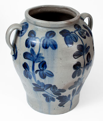 Exceptional 10 Gal. Baltimore Stoneware Water Cooler w/ 1839 Date, attrib. Brotherton and Davidson