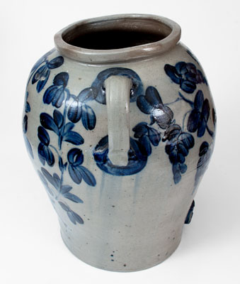 Exceptional 10 Gal. Baltimore Stoneware Water Cooler w/ 1839 Date, attrib. Brotherton and Davidson