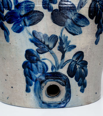 Exceptional 10 Gal. Baltimore Stoneware Water Cooler w/ 1839 Date, attrib. Brotherton and Davidson