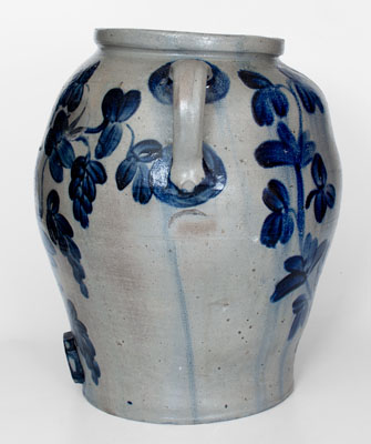 Exceptional 10 Gal. Baltimore Stoneware Water Cooler w/ 1839 Date, attrib. Brotherton and Davidson