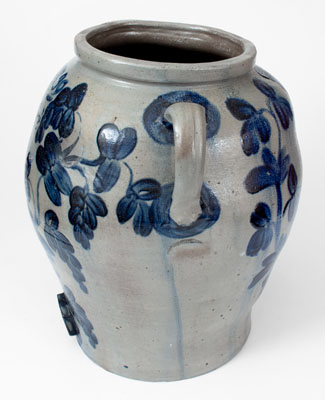Exceptional 10 Gal. Baltimore Stoneware Water Cooler w/ 1839 Date, attrib. Brotherton and Davidson