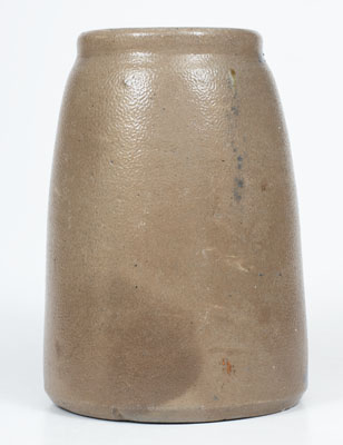 JAS. HAMILTON & CO. / GREENSBORO, PA Stoneware Canning Jar w/ Stenciled Shield Decoration