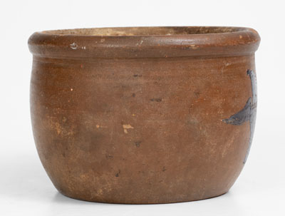 Rare Stoneware Jar w/ Incised Federal Eagle Decoration, probably Southern U.S., c1850-80