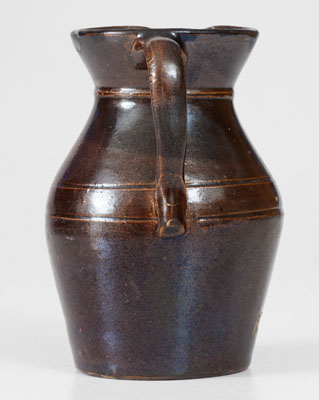 Rare Albany Slip Stoneware Pitcher Inscribed