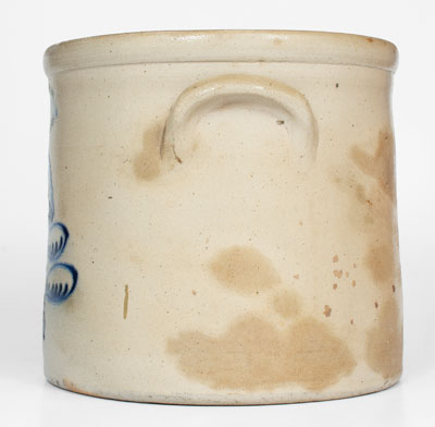 J. BURGER, JR. / ROCHESTER, NY Stoneware Crock w/ Slip-Trailed Decoration