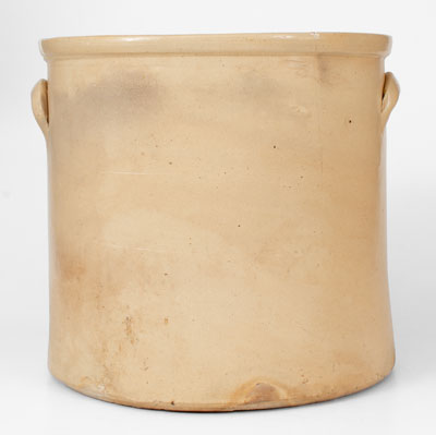 SEYMOUR & BOSWORTH / HARTFORD 6 Gal. Stoneware Crock w/ Bird Decoration