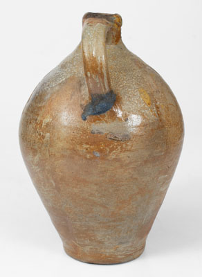 Albany, NY Stoneware Jug w/ Incised Floral Decoration, early 19th century