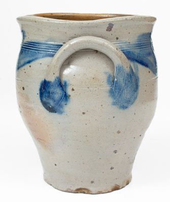 Albany, New York Stoneware Jar w/ Cobalt Decoration, early 19th century