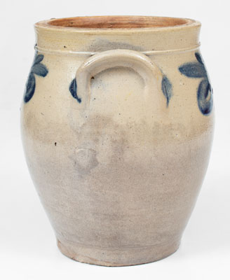 Attrib. William Nichols, Poughkeepsie, NY 1/2 Gal. Stoneware Jar, c1823