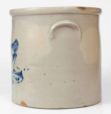 OTTMAN BRO'S & CO. / FORT EDWARD, NY 6 Gal. Stoneware Chicken Crock